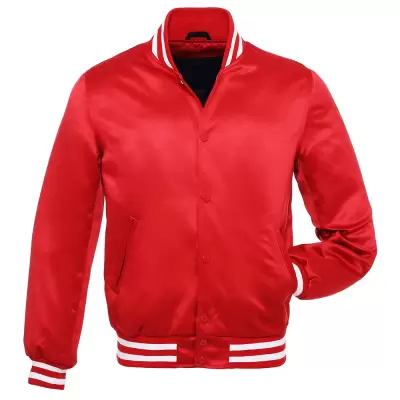 Satin Varsity Jacket