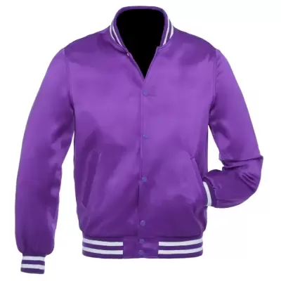 Satin Varsity Jacket